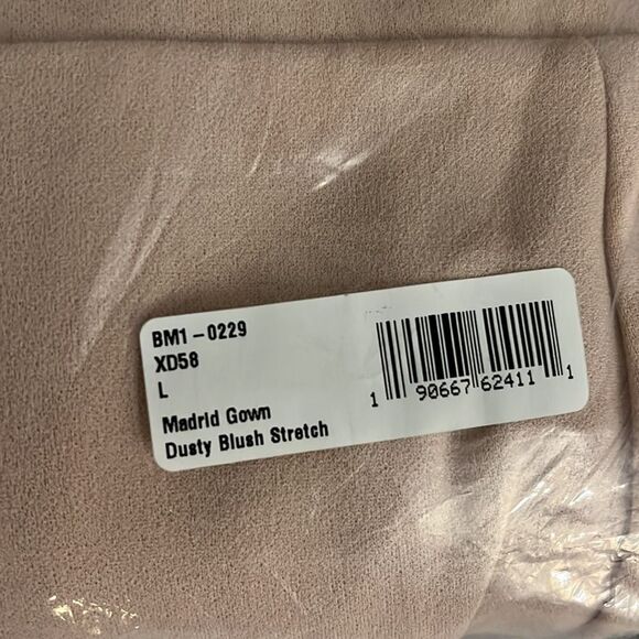 Show Me Your Mumu Madrid Gown Dusty Blush Stretch‎ Size Large NWT - Picture 7 of 16